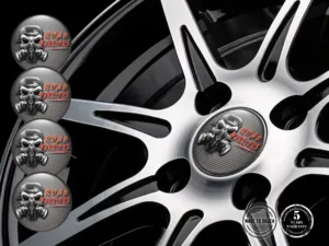 Wheel decals Custom Look High-End Dome Badges